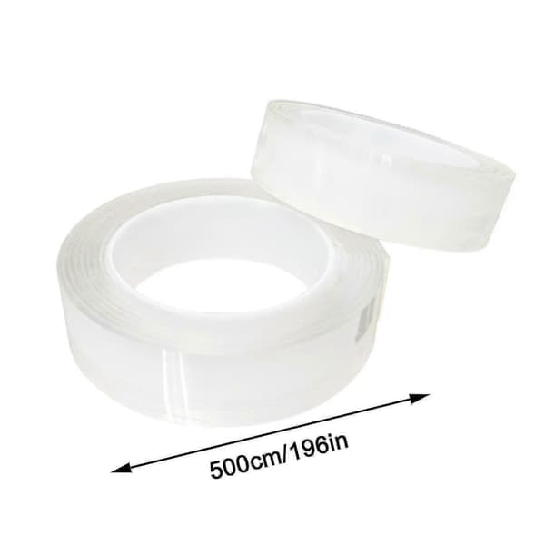 Uppgradera Nano Tape Bubble Kit, Dubbelhäftande tejp Plastbubbeltejp, Elastisk tejp 0.01cm*0.5cm*500cm