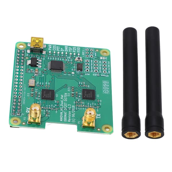 MMDVM Hotspot -moduuli, monitoimitila, laajennuskortti Raspberry Pi:lle
