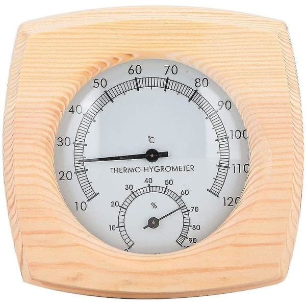 Trebadstutermometer Hygrometer Termometer Hygrometer Saunarom Granskive Hygrometer Termometer