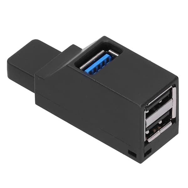 Bærbar USB-hub højhastigheds 3 porte med lanyard USB2.0 USB3.0 interface computerudstyr
