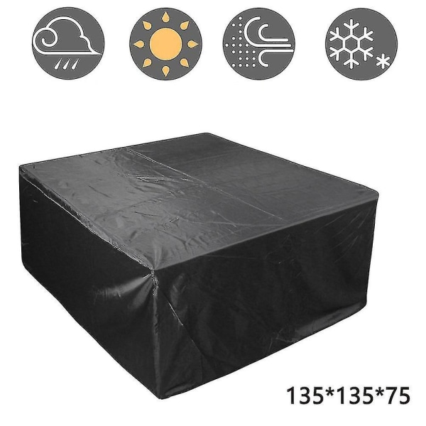 Ulkoterasikalusteiden cover, suorakaiteen muotoinen set cover D ja UV Ant 210d