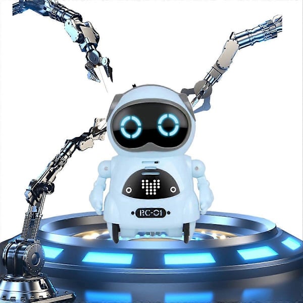 【BQ】Fick-RC-robot med interaktiv stemmegenkendelse til børn, blå
