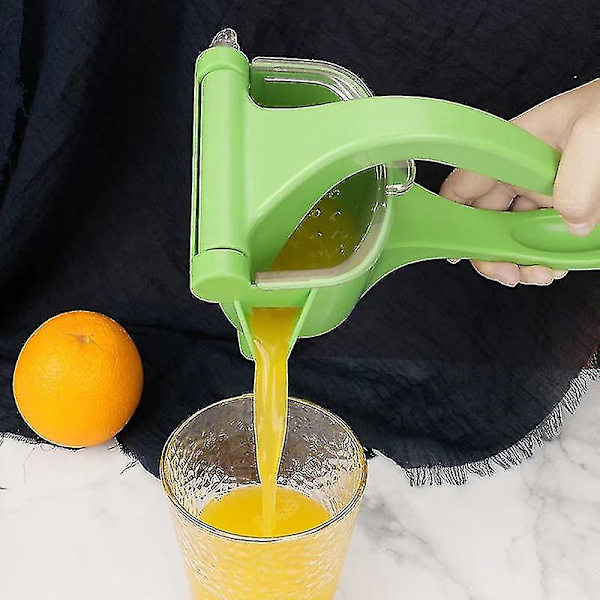 Manuel Juice Squeezer Plast Håndtryk Juicer Granatæble Appelsin Citron Sukkerrør Frisk Frugt Køkkenværktøj