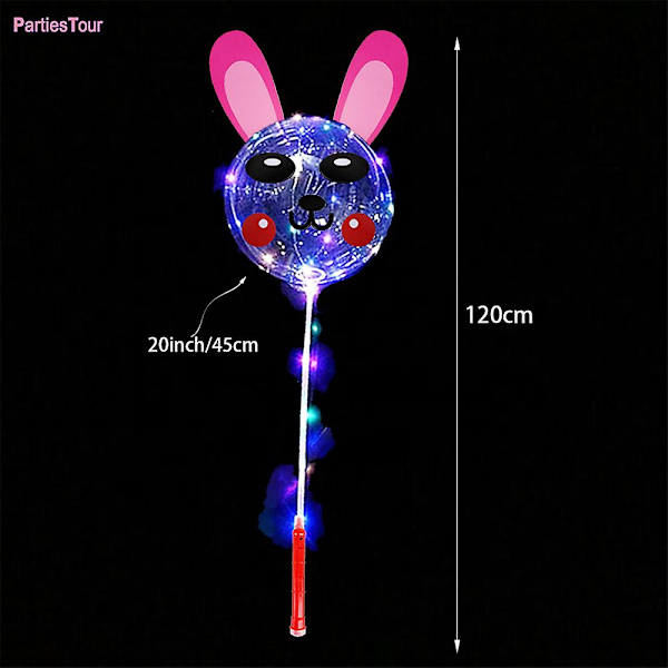 1 Takm Glow Paskalya Balon Kolu Ile Led Balon Led K Up Balon Parlayan Paskalya Tavan Balon Oyuncak Paskalya Parti Dekorasyon C