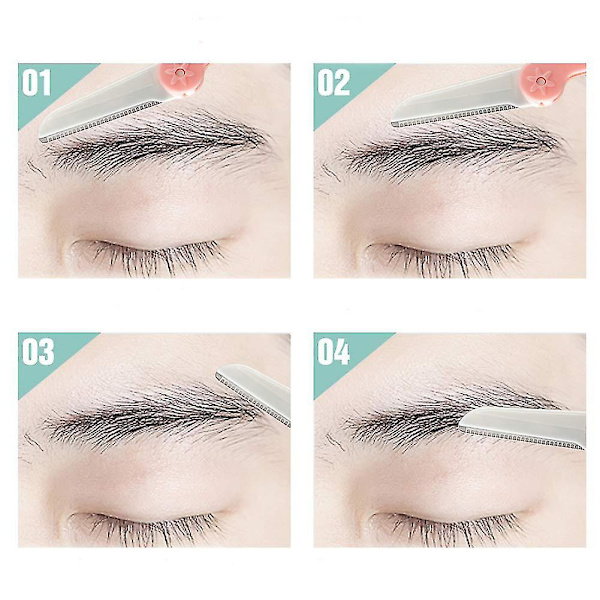 Razor Eyebrow Razor Trim Shaped - 9 stk