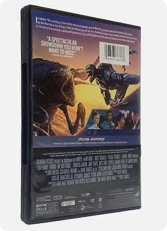 【BQ】Venom: The Last Dance DVD (2024) engelsk version Ny