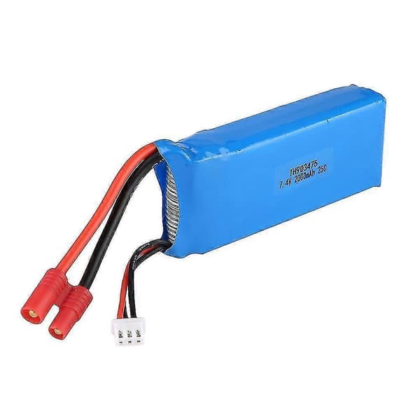 2S 7.4V 2000mAh 25C LiPo-batteri med bananstik til RC-drone