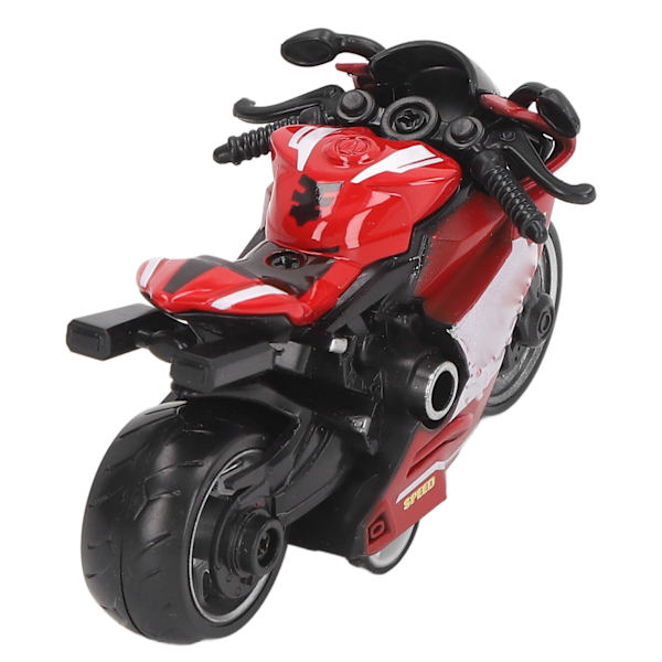 Træk Tilbage Motorcykel Legetøj Legering Simulation Model Børne Gave Samling Rød