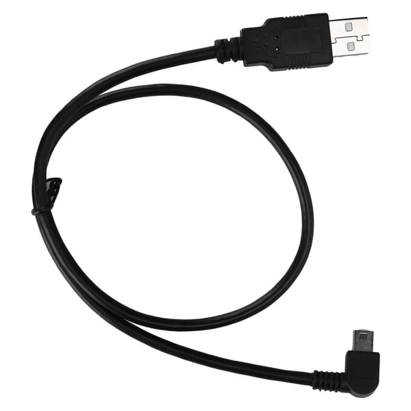 USBA til Mini USBB Kabel Han til Han Albue Venstre Vinkel Strømforsyning Ladekabel til PC