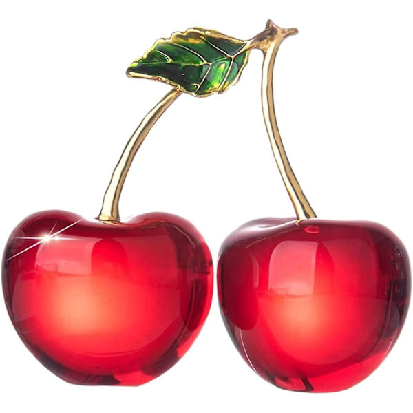 Crystal Fruit Decor Crystals Chilli Cherry Simulation Craft Kodinsisustus