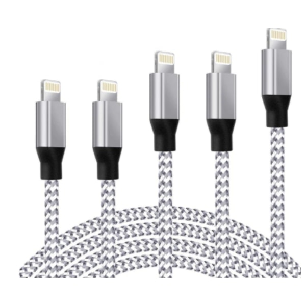 iPhone snabbladdare, (2M) USB iPhone kabelsladd kompatibel för iPhone 13 12