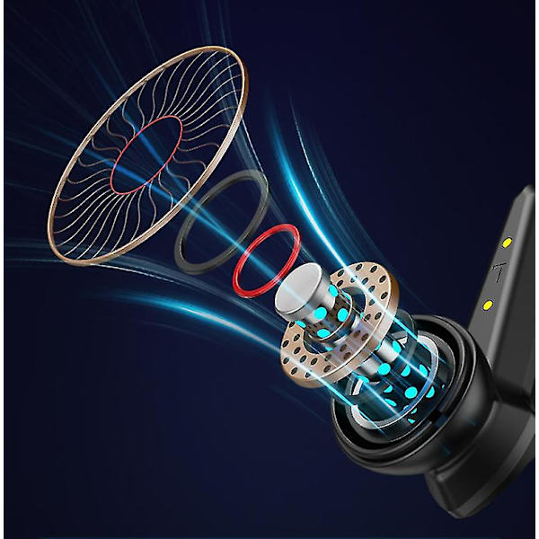 P36 Langattomat Bluetooth -kuulokkeet Uusi pelikuuloke BLACK