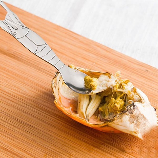 Seafood Crackers Picks Spoons Set ruostumaton teräs rapujen kuori