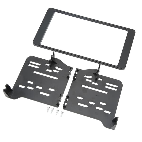 Blank sort dobbelt DIN Dash installationskit til Mitsubishi Outlander 2014 og fremefter
