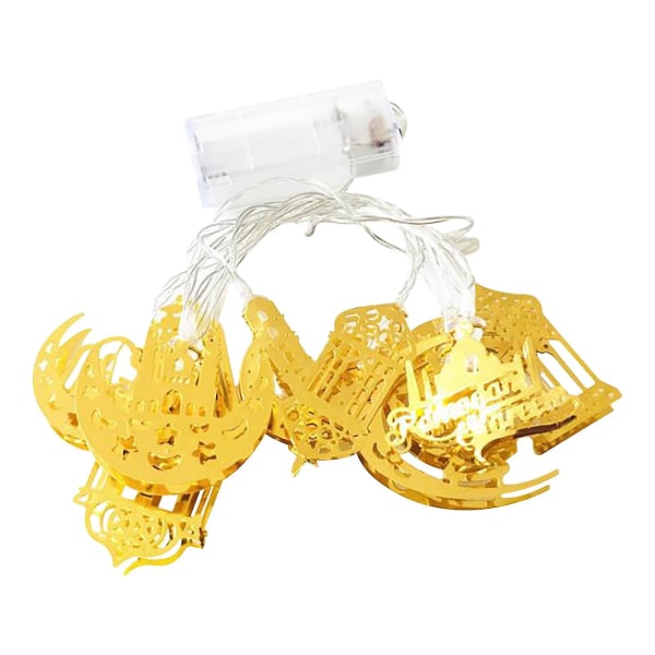 Muslim Ramadan Festival Led Letter Slot String Lys Dekoration Lant 117.9inch Multicolor