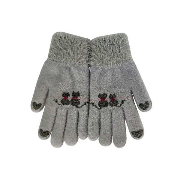 Vinterhandskar, varma handskar, blå Grey