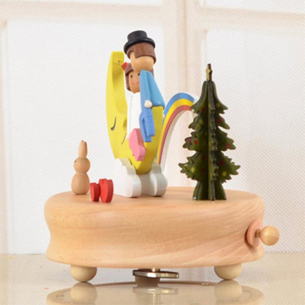 Trä speldosa bord heminredning för kreativ födelsedag Alla hjärtans dag gåva skrivbordsdekorationer