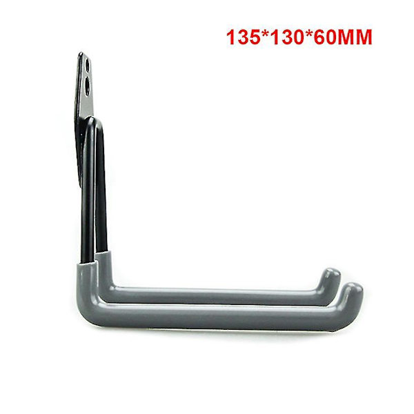 Heavy Duty Metal Hook Garage Organizer Seinäkiinnitys Polkupyörän ripustuskoukut Grey B