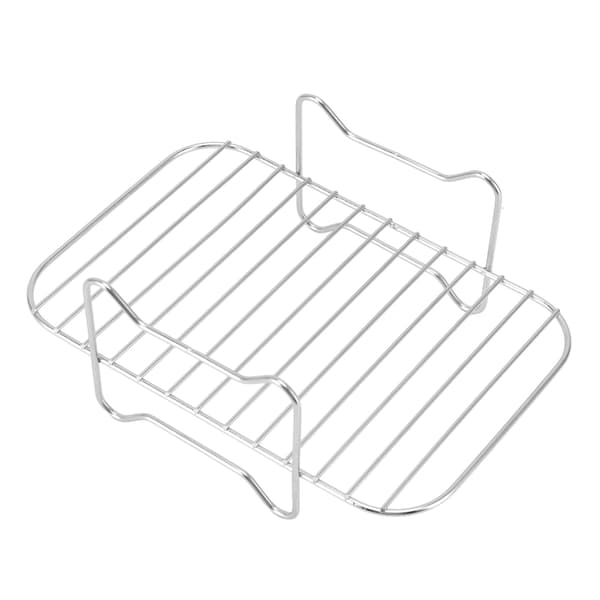 Friturestativ i rustfrit stål, multifunktionel grillholder, udendørs grilltilbehør