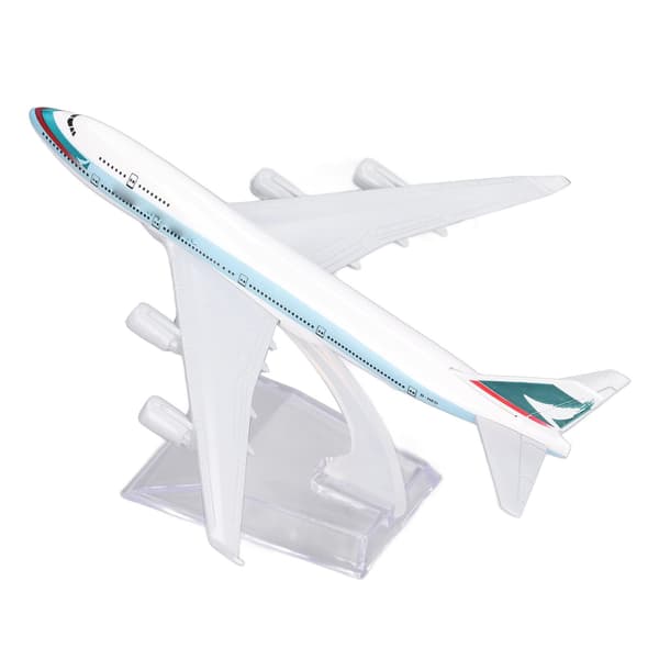 Legering Simulerad Flygplansmodell Kontors Utsökt Die-Cast Flygplansmodell Leksak Heminredning Samling