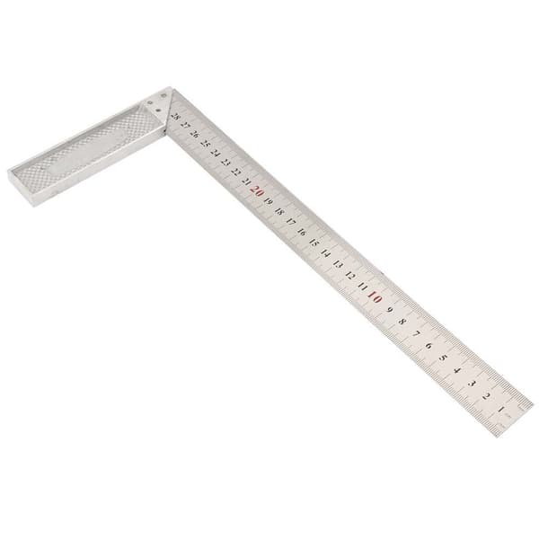 30 cm Rett vinkellinjal i aluminiumlegering (Standard)