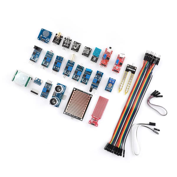 Raspberry Pi sensormodulsett 22 i 1 elektroniske komponenter nybegynner læringsstarter