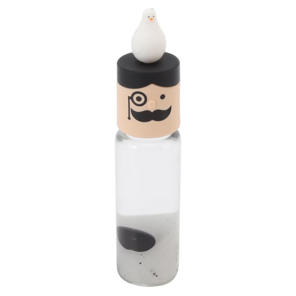 Sort Magnetisk Ferrofluid Legetøj Cylinder Pædagogisk Stress Relief Display