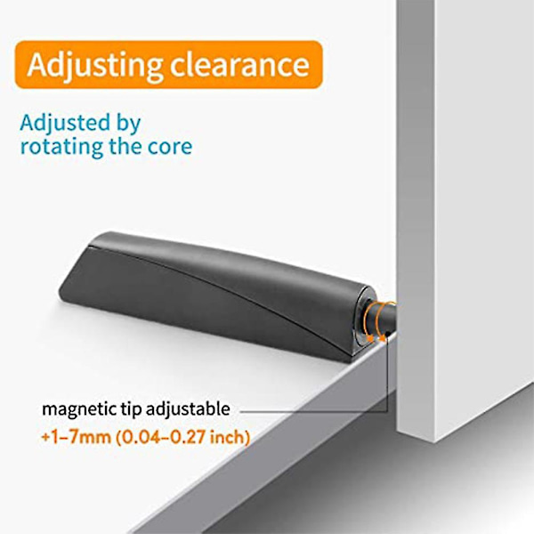 Magneettiset työntösalvat kaappiin 2 Pack Upotettava kaappi Black
