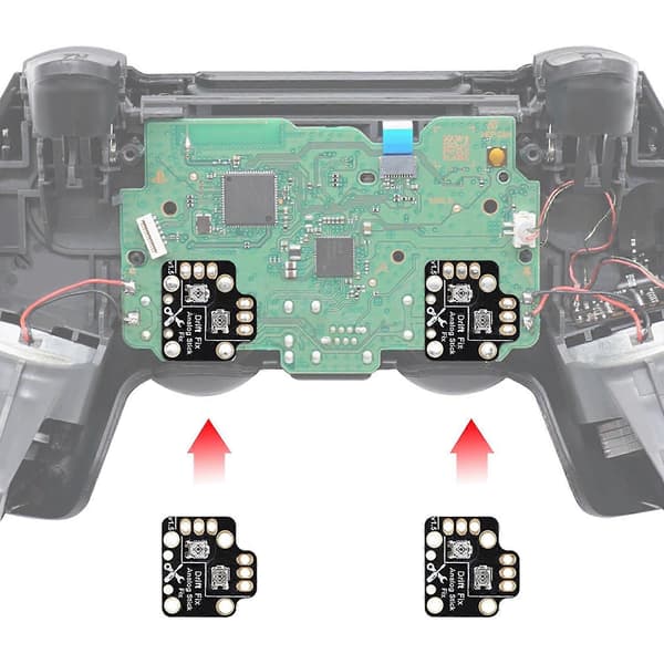 Forps5/xboxone-kontroll Analog spak Drift Fix Mod Gjenopprett tommelspak Black