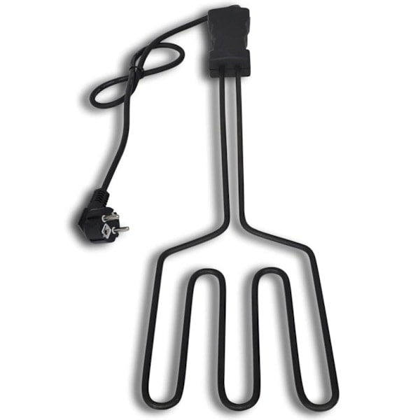【BQ】vidaXL Elektrisk grilltenner 800W rustfritt stål
