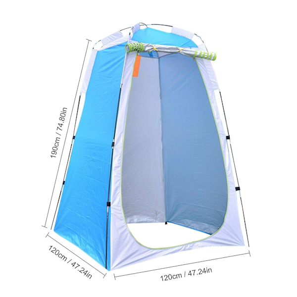 Utomhus Bärbar Sekretess Dusch Toalett Tält Vikbart Camping Tält Anti UV Utomhus Dressing Tält Strand Camping Utrustning Yellow