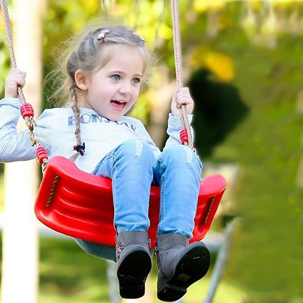Justerbart Nylon-swingtau, Kids Tree Rope Swing Carabiner-tau som brukes til husker, hengekøyer, hengende seter, camping