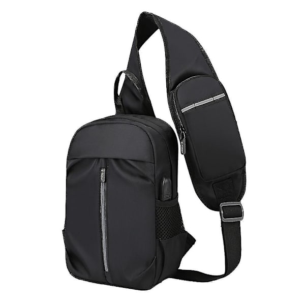 Crossbody Sling Ryggsäck Sling Bag Resevandring Bröstväska
