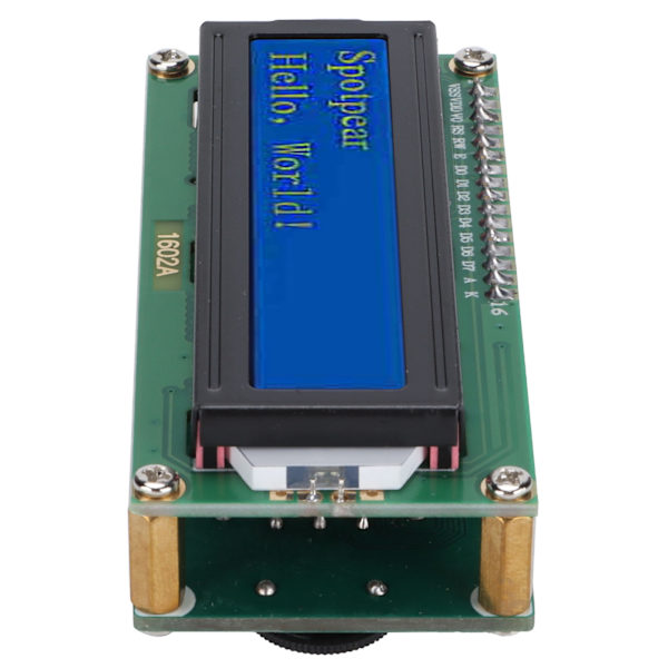 LCD Display Modul 1602 Skærm Udvidelseskort Tilbehør til Raspberry Pi Pico 4Bit Parallel Port