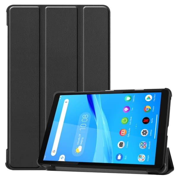 【BQ】Lenovo Tab M8 2. generation (HD) Slimfit Tri-Fold Cover Sort Black Svart