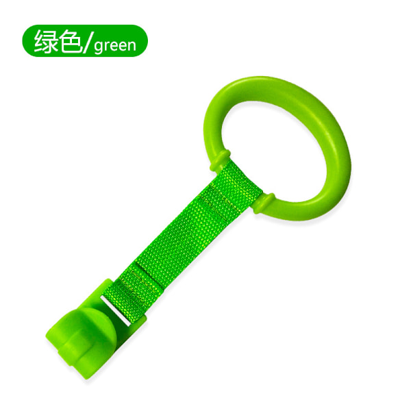 Nursery Cradle Rings Toddler Barn Walking Training Tool, Green