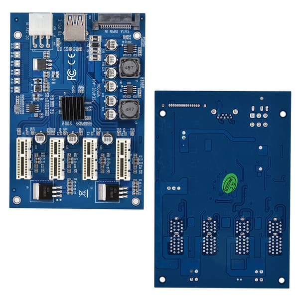 PCI-E 1X til 4X USB3.0 Konverter - Utvidelsessett for Windows
