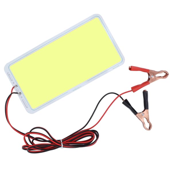 COB LED Panel Lys med Klips DC12V/70W Integreret Lampekilde til Udendørs Camping Telt Rent Hvid