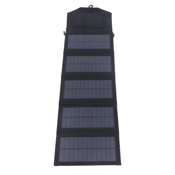 15W 5V Dobbel USB Bærbar Sammenleggbar Solcellepanel Lader Utendørs