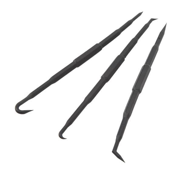 3PCS Dubbelsidig Flexibel O-Ring Krok- och Plocksats - Universal Packningsdragare för Fordonsbruk
