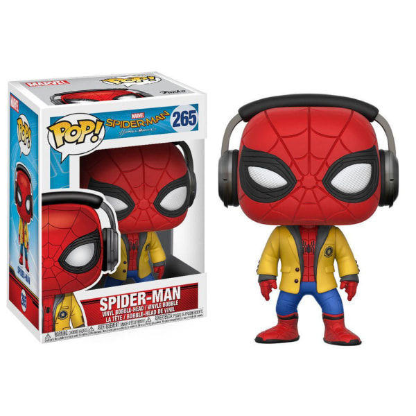 FUNKO POP! Filmer: Spiderman Hc - Spiderman med hörlurar Vinylfigur
