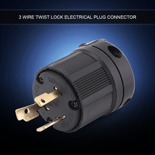 NEMA L6-30P 30A 250V 3-leder Twist Lock elektrisk stikforbindelse