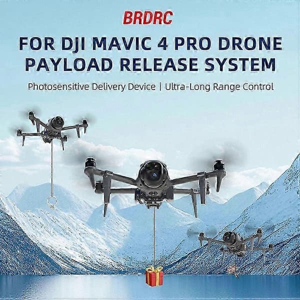 Dronens nyttelastudløser til lufttransport, projektilkaster, servobeslag, tilbehør kompatibelt med Mavic 4 Pro