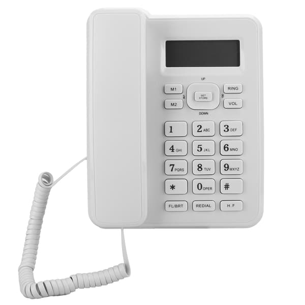 Valkoinen Kotihotelli Fastline Puhelin - KXT6001CID