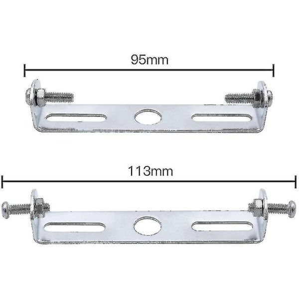 4kpl 90mm kattokruunut Tarvikkeet Pieni kattolampun kiinnike