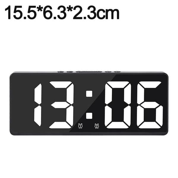 【BQ】Digitalt vækkeur med temperaturdisplay til soveværelset-FF-
