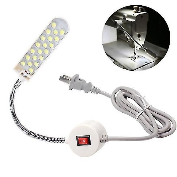 Ompelukone Light Led Magneettinen asennusalusta Gooseneck Varsi 10/20 valot 20 lights EU plug