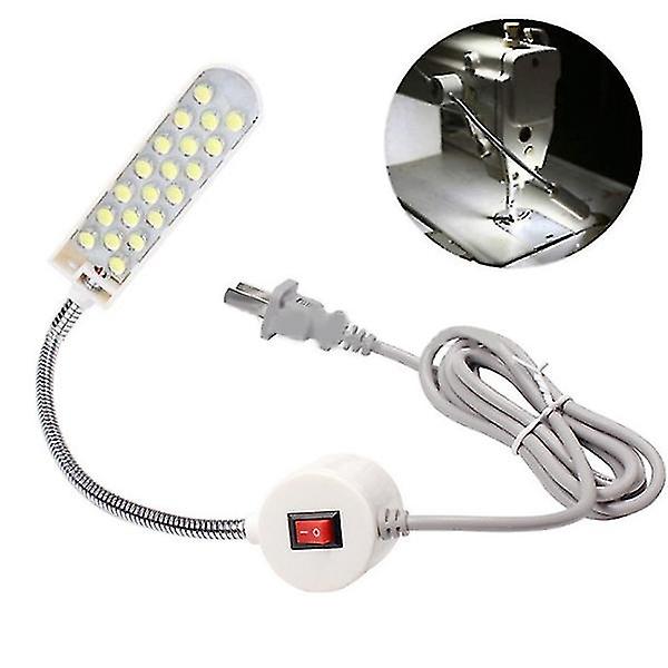 Symaskine Lys Led Magnetisk Montering Base Svanehals Arm 10/20 Lys 20 lights EU plug
