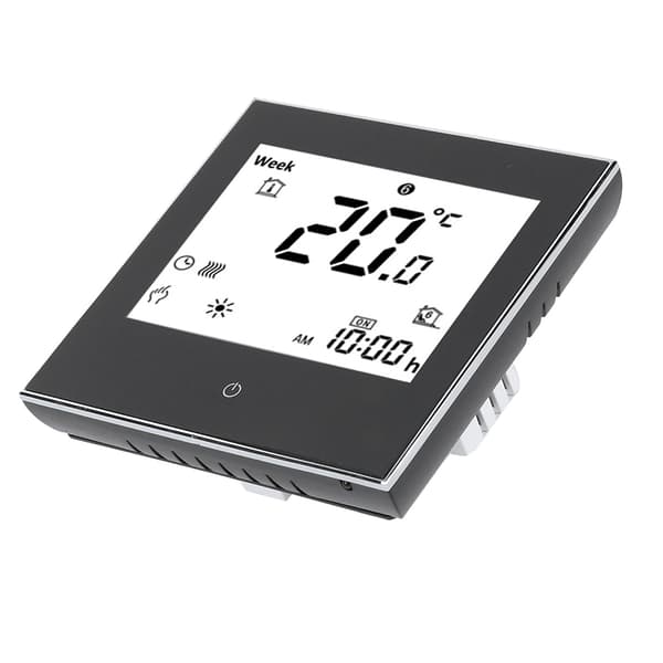 Programmerbar Romtermostat LCD Berøringsskjerm 5A AC110-230V Ukentlig Oppvarming