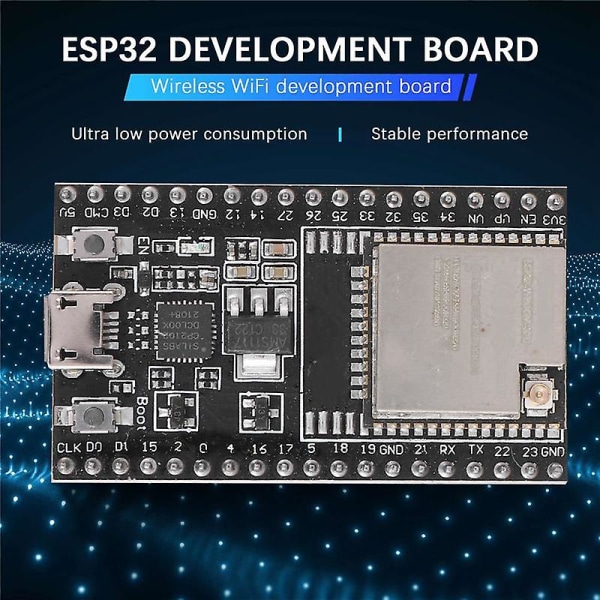 1 stk Esp32-devkitc Core Board Esp32 Development Board Esp32-wroom-32u Wireless Wifi Development Boa Black